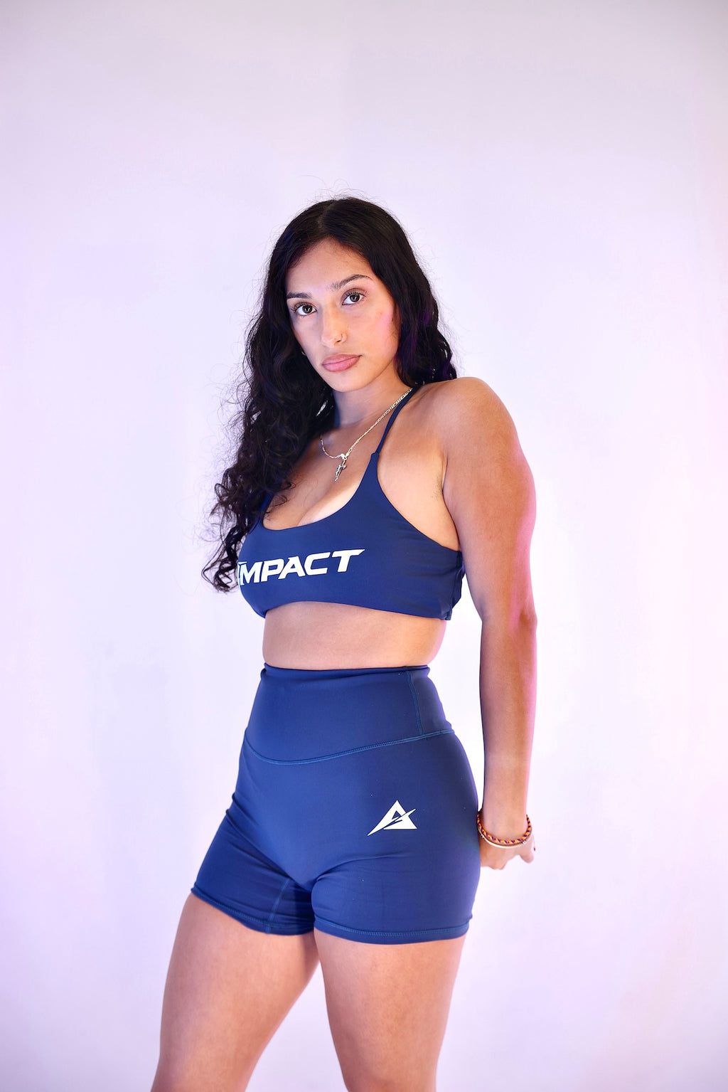 IMPACT Sports Bra Top - Navy