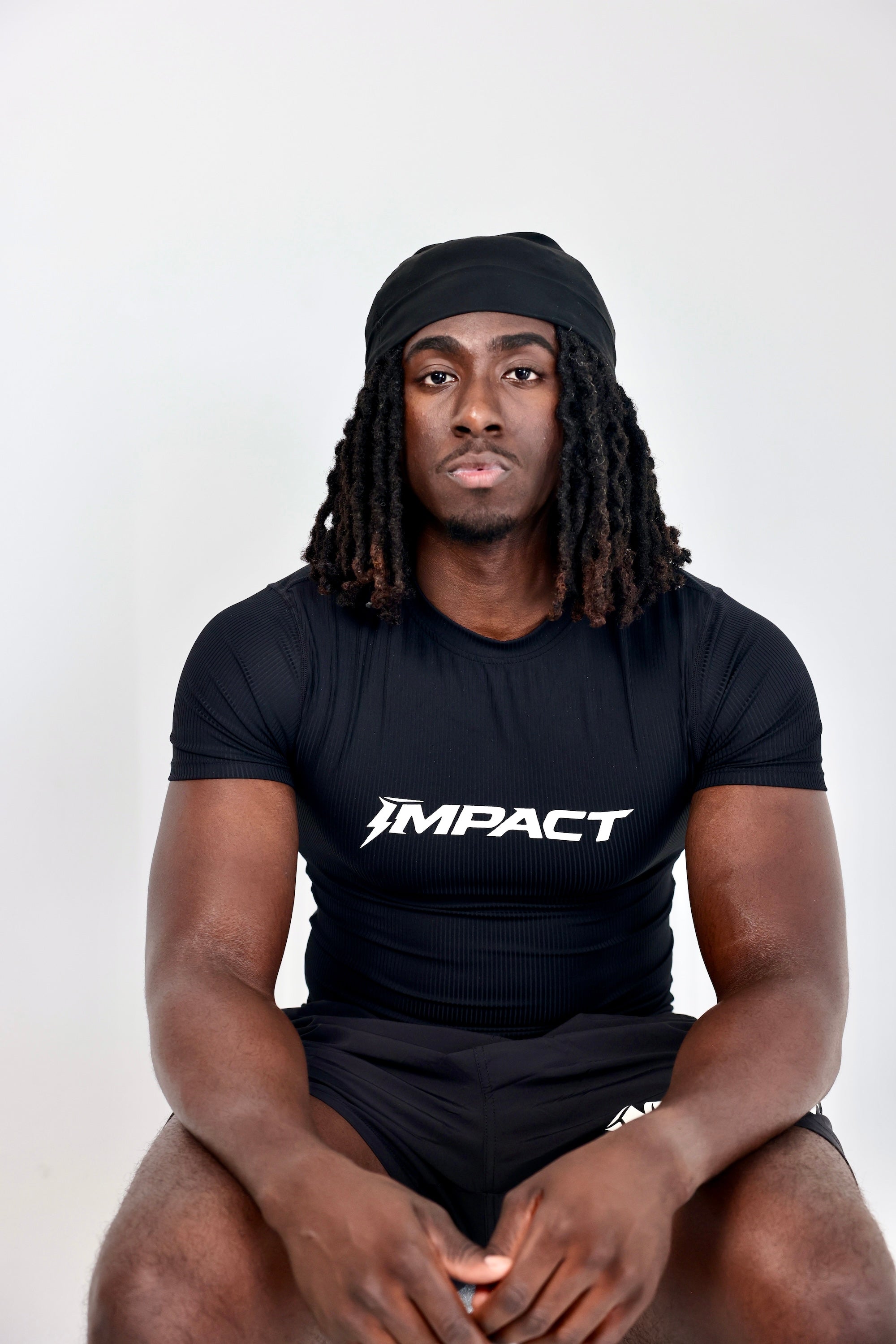 IMPACT Compression Tee – Black